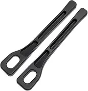 NEGRO 2PCS Car SEAT Crevice Box Decoration,Fit For Cadillac, BLS SLS CTS DTS STS XTS ATS Deville Interior Accessories car seat gap cushion(Black)