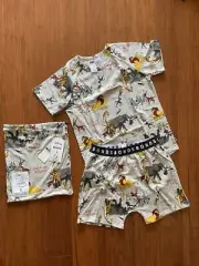 Bonds Baby Disney Lion King Circle Of Life Grey Short Sleeve PJ Set Size 10 BNWT
