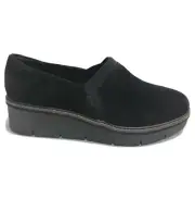 Clarks Women’s Airbell Mid Black Slip-On Size 12 M