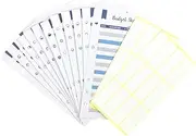 NAMOARLY 1 Set Home Budget Creative Cash Consumption Cards and Business for Expense Tracking and Budgeting Random Color
