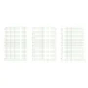 3x 32pc Filofax A5 Notebook Refill White Square Paper Writing School Stationery