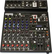 Peavey PV 10 AT 10 Channel Compact Mixing Mixer Console with Bluetooth Auto-Tune