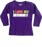 [Carter's] Baby Girls' Purple Long Sleeve I Love Mummy Halloween Shirt