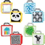 Sassy Reversible Soft Sensory Activity Panels, 4Count, Ages 0+