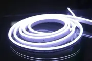 10ft 6500K White Silicone LED Neon Strip Rope Light Flexible Silicon w/ DC 12V