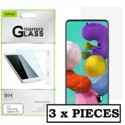 3 x Pieces Tempered Glass 2.5D Screen Protector Film for SAMSUNG GALAXY A51 5G