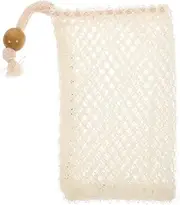 BATHVEVE Bubble Net Soap Pouch Drawstring Exfoliating Soap Storage Bag Lather Maker Bubble Net Random Color