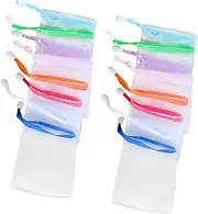 Baluue 3sets Foam Soap Soap Saver Easy Hanging Body Facial Cleaning Tool 20pcs*3 Random Color