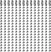 LYSAIMG 80Pcs Ball Chains,10cm Long 2.4mm Diameter,Adjustable steel Ball Chains Connector Clasp for Keychains Tag Key Rings.