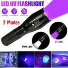 2 IN 1 Ultra Violet LED Flashlight Blacklight Light 395 NM Inspection Lamp Torch