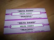 2 Helen Ready Delta Dawn / Peaceful Jukebox Title Strips