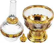 RORPOIR Drinks Water Cup for Holy Water Altar Bowl Drip Bottle Catholic Shrine Container