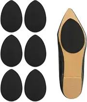 Non-Slip Shoes Pads Adhesive Sole Protectors, High Heels Anti-Slip Shoe Grips Bottom (3 Pairs) (Black, One Size)