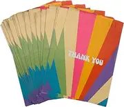 100Pcs Rainbow Colored Self Sealing Mailing Bags for Shipping Packing Pouches for Books Clothes More Lightweight Leak Design