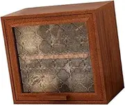 EHJRE Wooden Desktop Display Cabinet Display Case Rustic Multifunctional Decorative