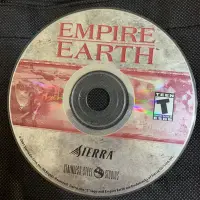 在飛比找Yahoo!奇摩拍賣優惠-【絕版珍藏品】世紀爭霸 Empire Earth 遊戲片裸1