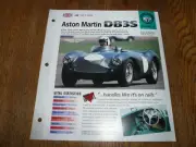 1954 Aston Martin DB35 UNIQUE IMP BROCHURE