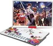 DVD Player 24" HD Swivel Display Screen, Support CD/DVD/SD Card/USB, AV Out&in