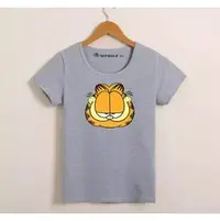 在飛比找PChome商店街優惠-台北加菲貓 Garfield - 經典大頭肖像短袖T-shi