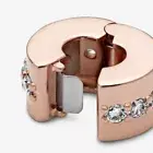 *BRAND NEW* Pandora Rose Gold Plated Sparkling Row Spacer Charm 781972CZ