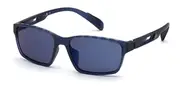 Adidas SP0024 91V Men's Sunglasses Blue Size 58