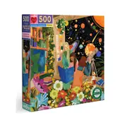 500pc eeBoo Jigsaw Puzzle Kids Educational Game Bookstore Astronomers 10+