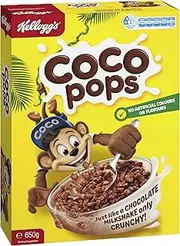 Kellogg's Coco Pops Chocolatey Breakfast Cereal, 650g