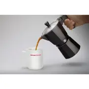 Kenia Black Aluminum Espresso Maker - Available in 3 Sizes