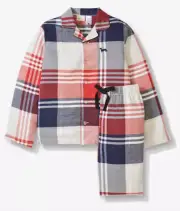 NEW PETER ALEXANDER PLAID BAMBOO FLANNELETTE TOP & PANTS PJ SET RRP$69.95 JNR 8