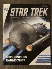 Star Trek Eaglemoss Magazine ONLY - Medusan Starship #92 GERMAN LANGUAGE