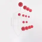 Solid Wood Multicolor Hange Furniture Coat Hanger Ball Rack Milti-Purpose Hook f