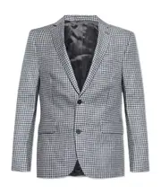 checked blazer 46,50 grey