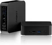 TRIGKEY KEY-N100 Mini PC, Intel Alder Lake N100 (4C/4T, Up to 3.4Hz) 16G DDR4 500G SSD Mini Computers, Intel N100 Mini PC Support Dual Display/Dual 1000MB/S LAN/WiFi-5/BT5.0 for Office/Home/Study