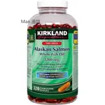 （限量低價）KIRKLAND FISH OIL 阿拉斯加 野生鮭魚油 科克蘭 魚油 1200MG 320粒