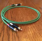 3 Ft. JMB CABLE CO. Audiophile Rca Cables Gold Reference Standard Interconnect