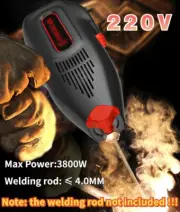 3800W Portable Lightweight Mini Electric Welding Gun Machine Welder Kit 15-140A