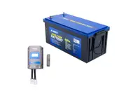 Kings 12V 200Ah Deep Cycle Lithium LiFePO4 Battery + MPPT Solar Regulator