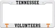 Rico Industries NCAA Tennessee Volunteers Plastic License Plate Frame