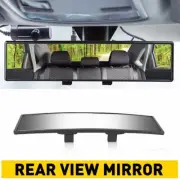 Universal 240MM Wide Convex Interior Clip On Rear View Clear Mirror ABS+HD Lens
