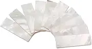 BIUDECO Diy Guitar Decoration 10 Pack White Shell Material Guitar Fretboard Inlays Fret Markers Gf122