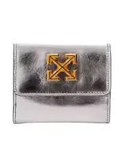 Off-White OffWhite Mini Bifold Wallet in Silver - Wallets & Pouches -Size One