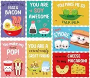 35 Valentines Day Cards for Kids, 7 Assorted Designs