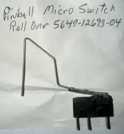 Bally / Williams Pinball Micro W/Roll-Over Switch Part Number 5647-12693-04