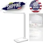 LED Desk Lamp Dimmable USB Charging 5 Modes Touch Timer Modern Office