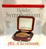 New 2003 Mr. Christmas Holiday Symphonium Music Box 16 Disc Christmas & Classics