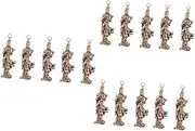 [LALAFINA] Avalokitesvara Buddha Statue Pendant DIY Pendant Charm Brass Keyring Hanging Decor DIY Buddha Statue Pendant DIY Brass Hanging Decor Delicate Keychain Pendant Metal
