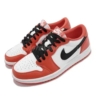 Nike 休閒鞋 Wmns Air Jordan 1 Low OG Starfish 小扣碎 橘 白 女鞋 【ACS】 CZ0775-801