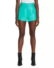 7 FOR ALL MANKIND Faux Lather Shorts