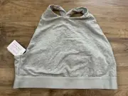 Target Auden Bra Large L Gray New Unlined Crossback Bralette New