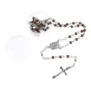 Octagonals Prayer Beads Christian Crosses Clavicle Chain Ladies Jewelry Pendants